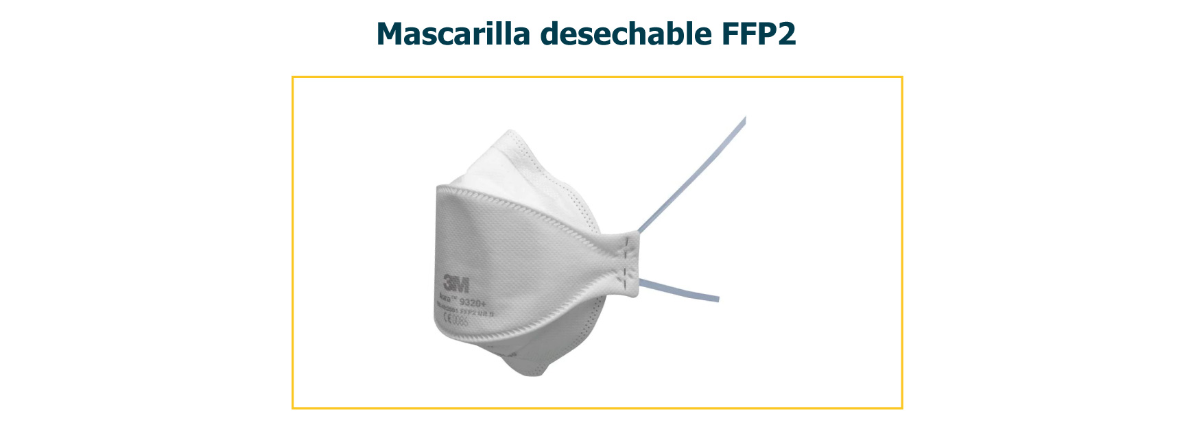Mascarilla desechable FFP2