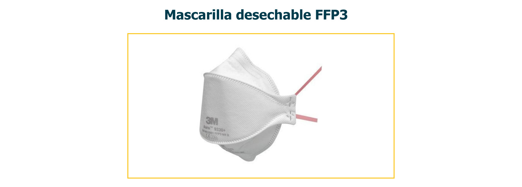 Mascarilla desechable FFP3