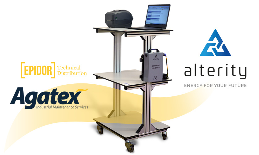 Estación de trabajo móvil personalizada - Epidor Technical Distribution, Alterity, Agatex