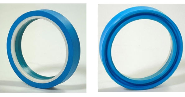 Junta con anillo anti-extrusión