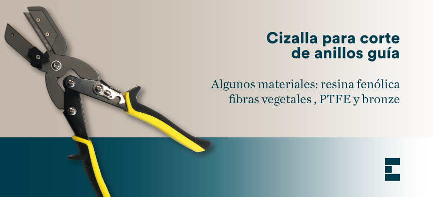 cizalla para corte de anillos guía