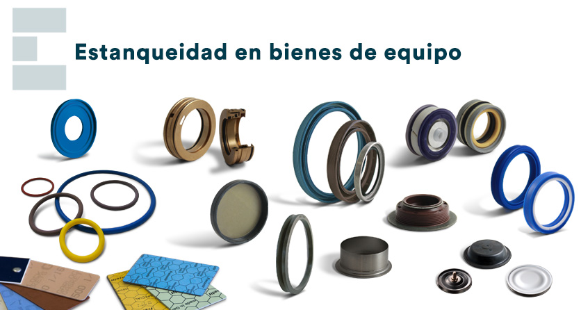 Elementos de estanqueidad en bienes de equipo