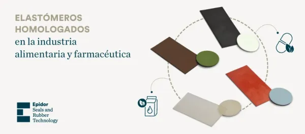 Elastómeros homologados para la industria alimentaria y farmacéutica.